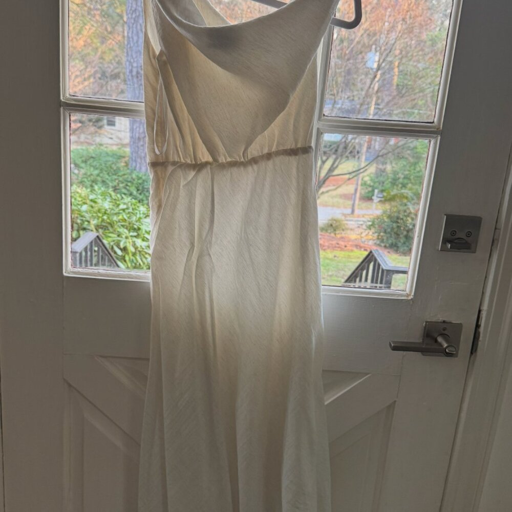 DISSH Cream Textured Slip Maxi Dress - Picture 4 of 8